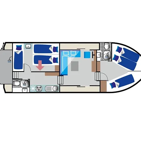Botel Boats & Yachts At Marina By Kuhnle-tours Zeuthen