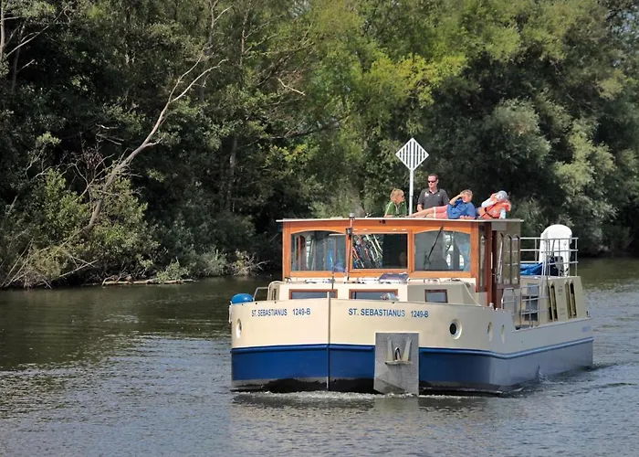 Boats & Yachts At Harbor By Kuhnle-tours Bateau-hôtel Zeuthen